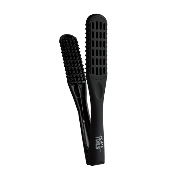Расческа зажимная Keratin Tools черная